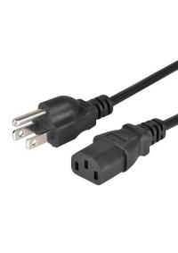 Adaptateur AC (Cable) 18 AWG Pour PS3 Phat / Playstation 3 / PS4 Pro / PC (Marque Inconnue)